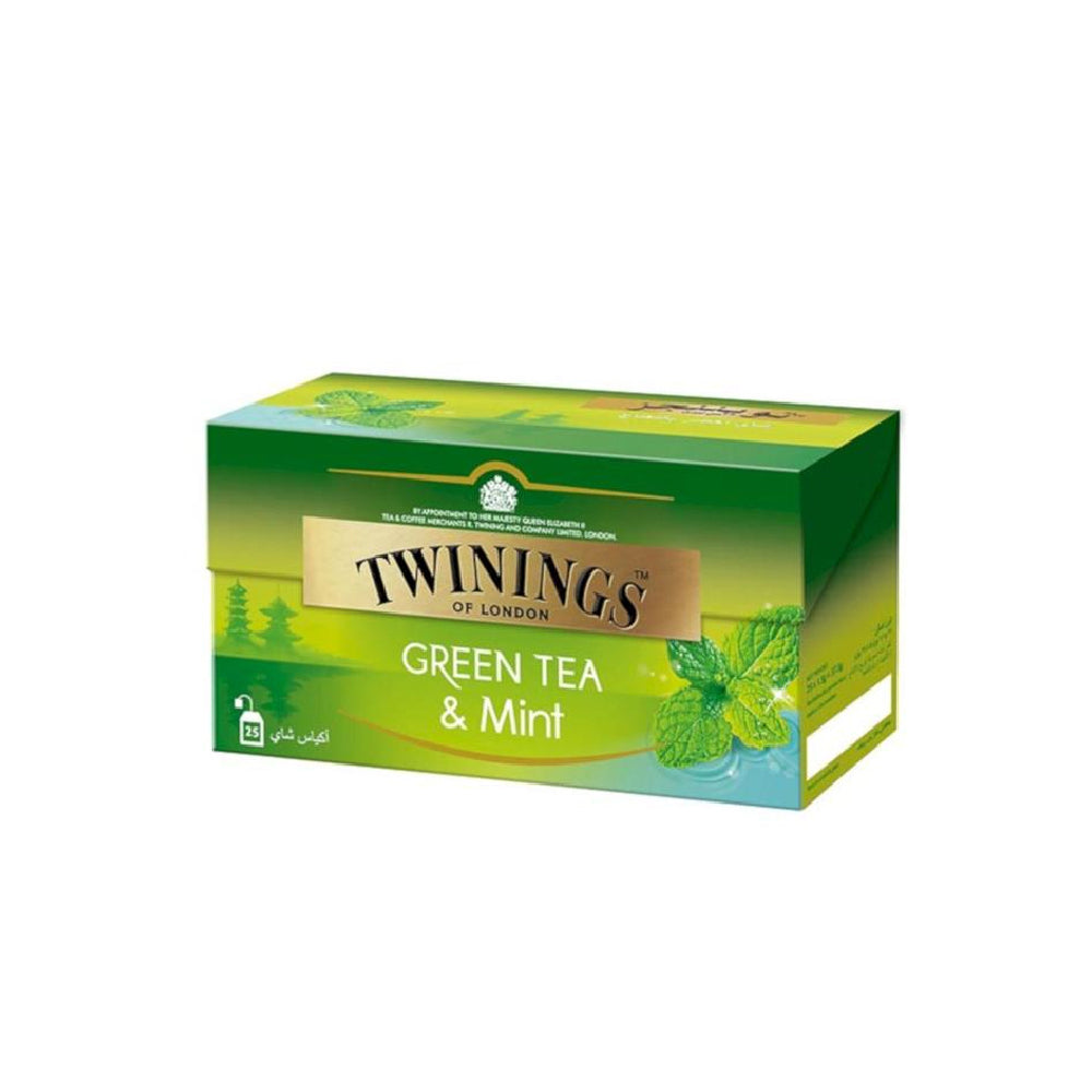 Twinings Tea Bags Goldline Green Tea Mint 25s