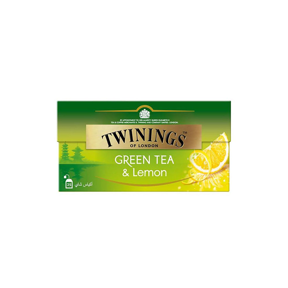 Twinings Tea Bags Goldline Green Tea Lemon 25s