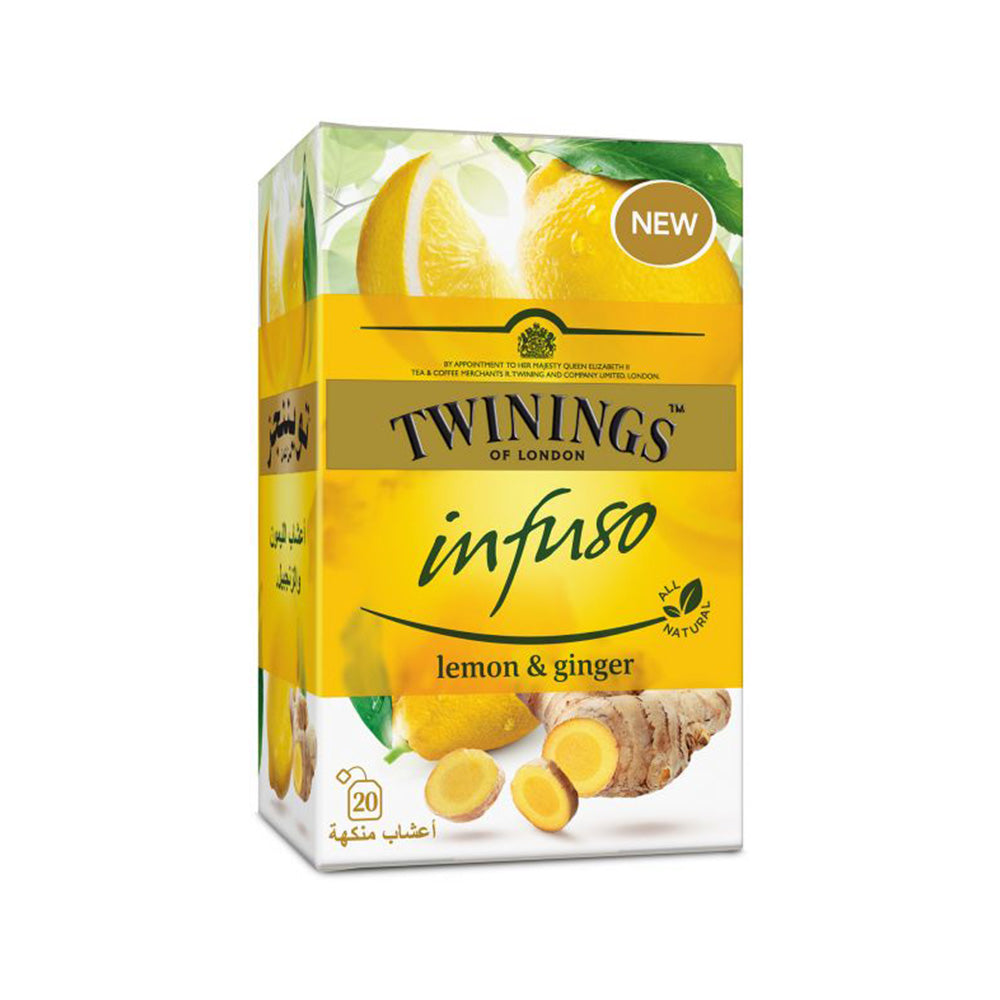 Twinings Tea Bags Infuso Lemon & Ginger 20s