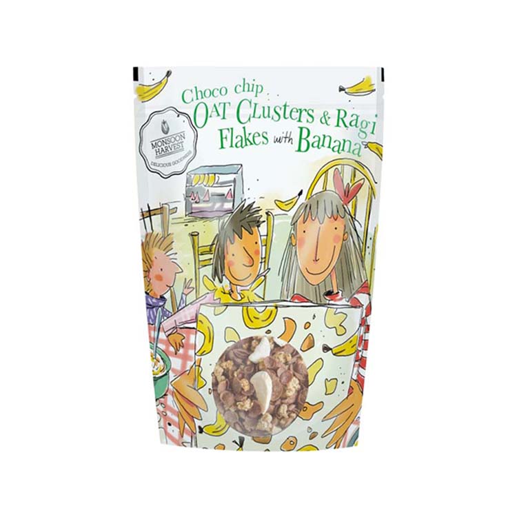 MH ChocoChipOat Clstrs&Fngr Millet Flakes Bnn 350G