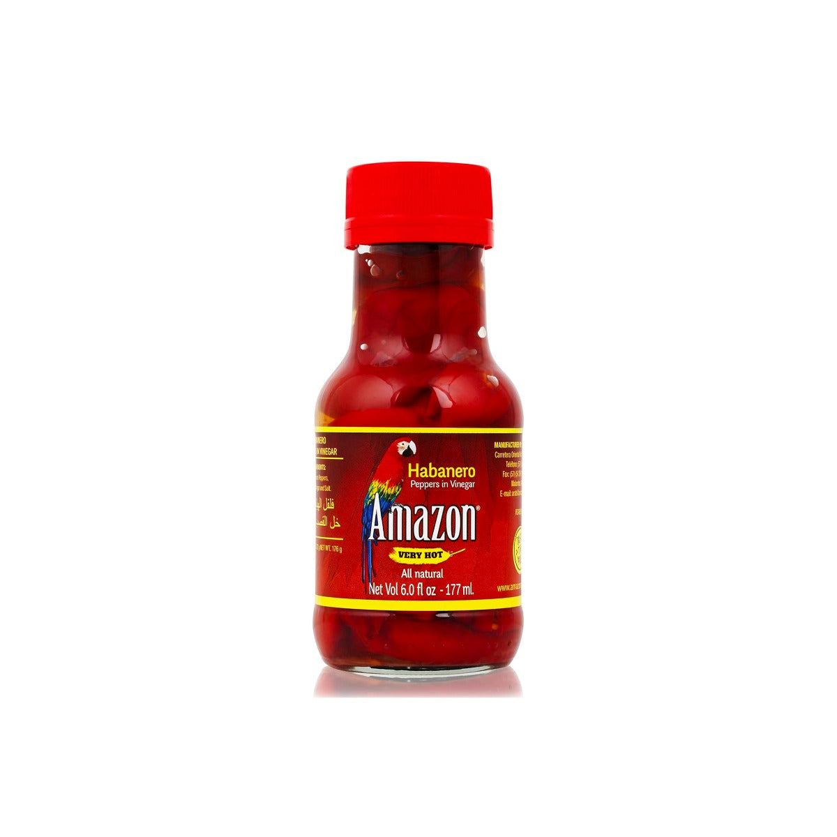 Amazon Very Hot Habanero Pepper In Vinegar 177ml