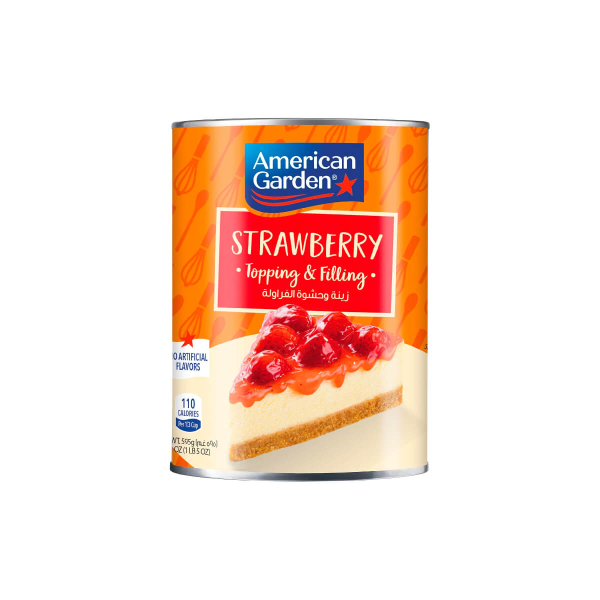 American Garden Strawberry Pie Topping & Filling 595g