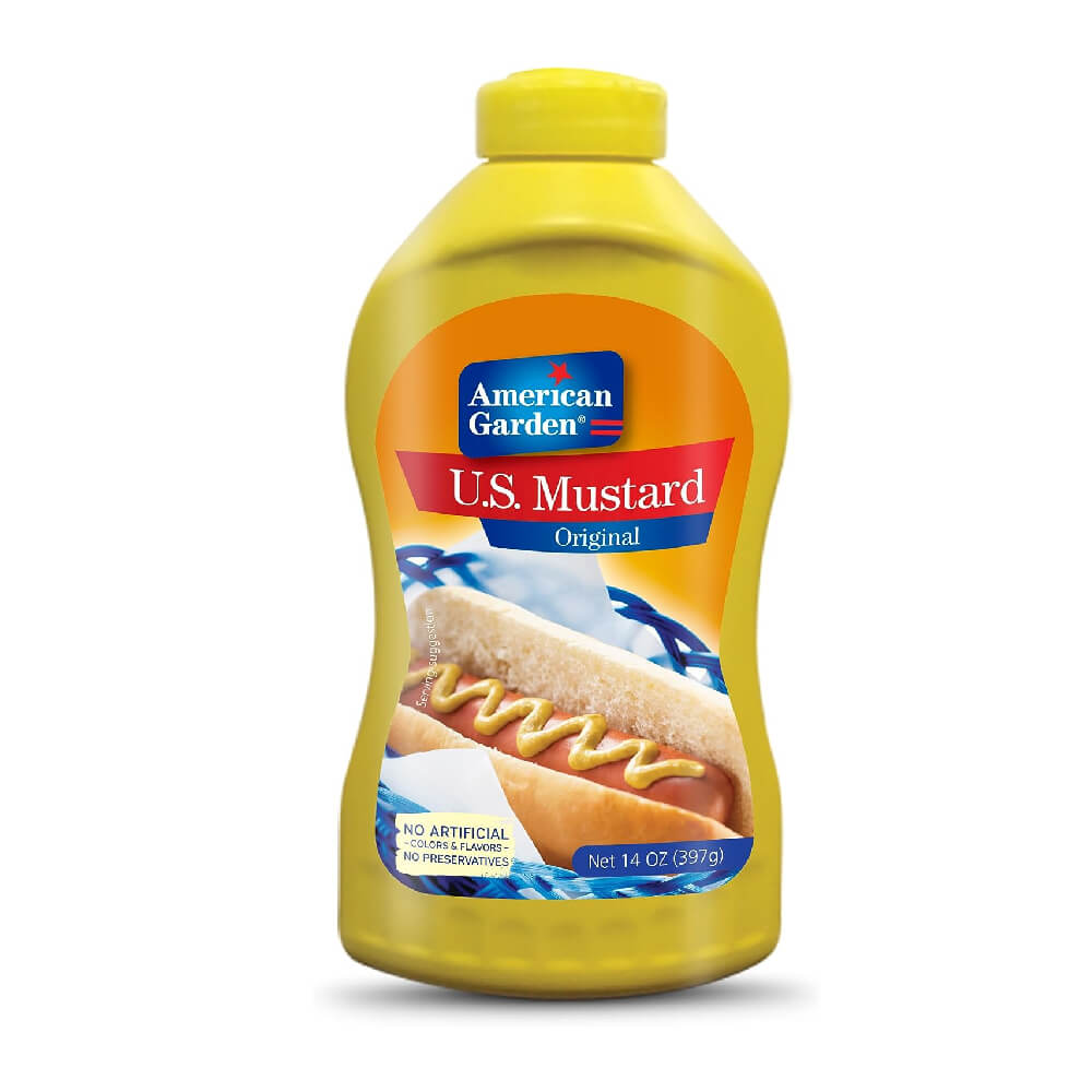 American Garden Original Yellow U.S Mustard 397gm