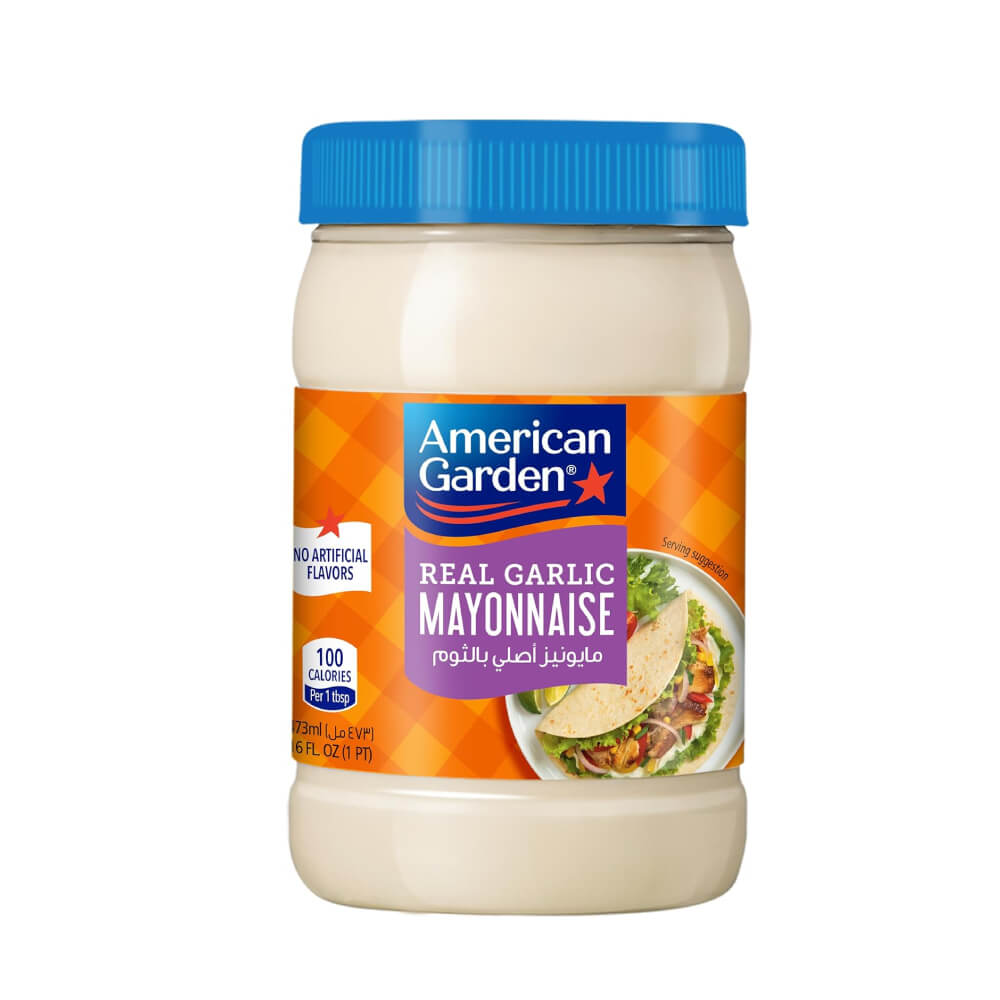 American Garden Real Garlic Mayonnaise 473ml