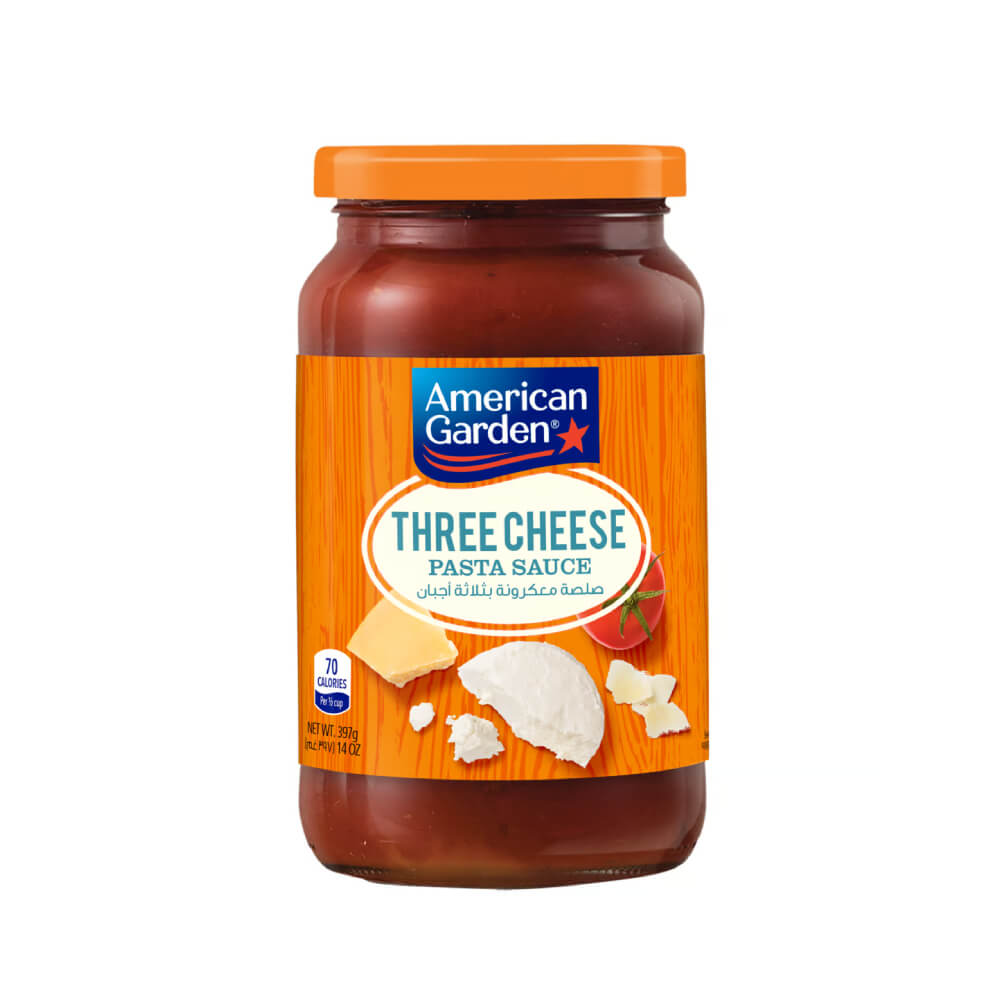 American Garden Three Cheese Pasta Sauce 397g