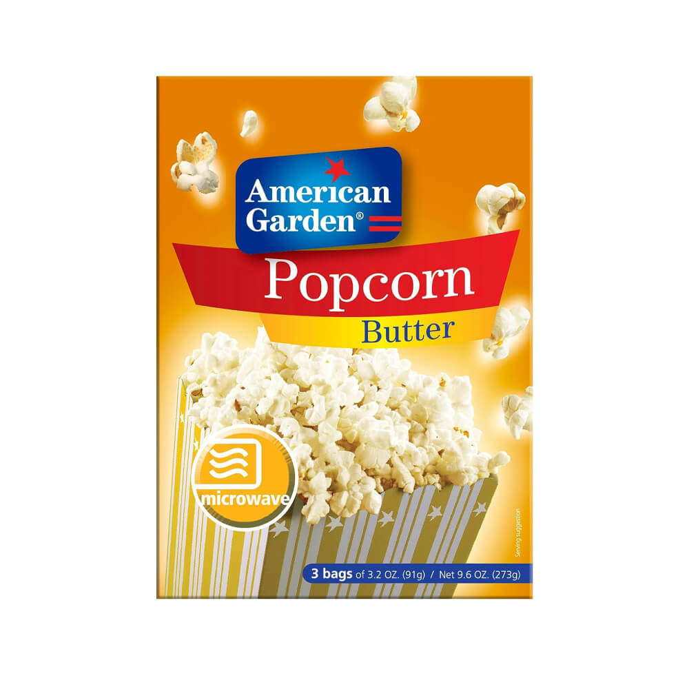 American Garden Microwave Popcorn Butter 273gm