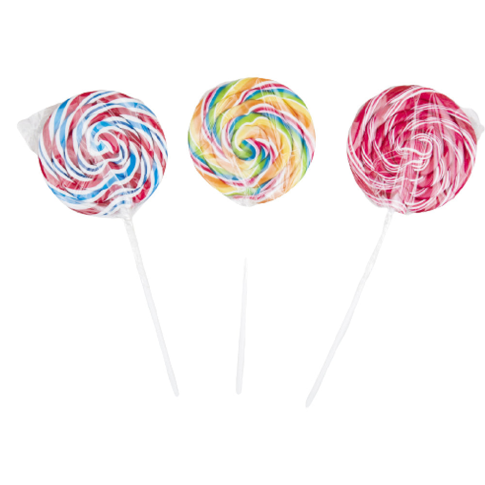 Candy Hearts Rainbow Swirl Lollipop 40gm
