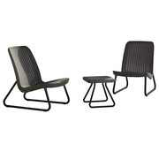 Keter Patio Set 2 Chairs + Side Table