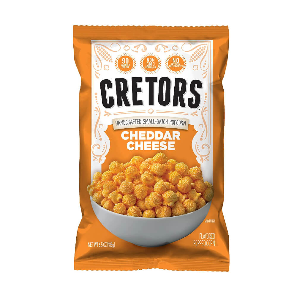 Cretors Handcrafted Small-Batch  Cheddar Cheese Popcorn 185gm