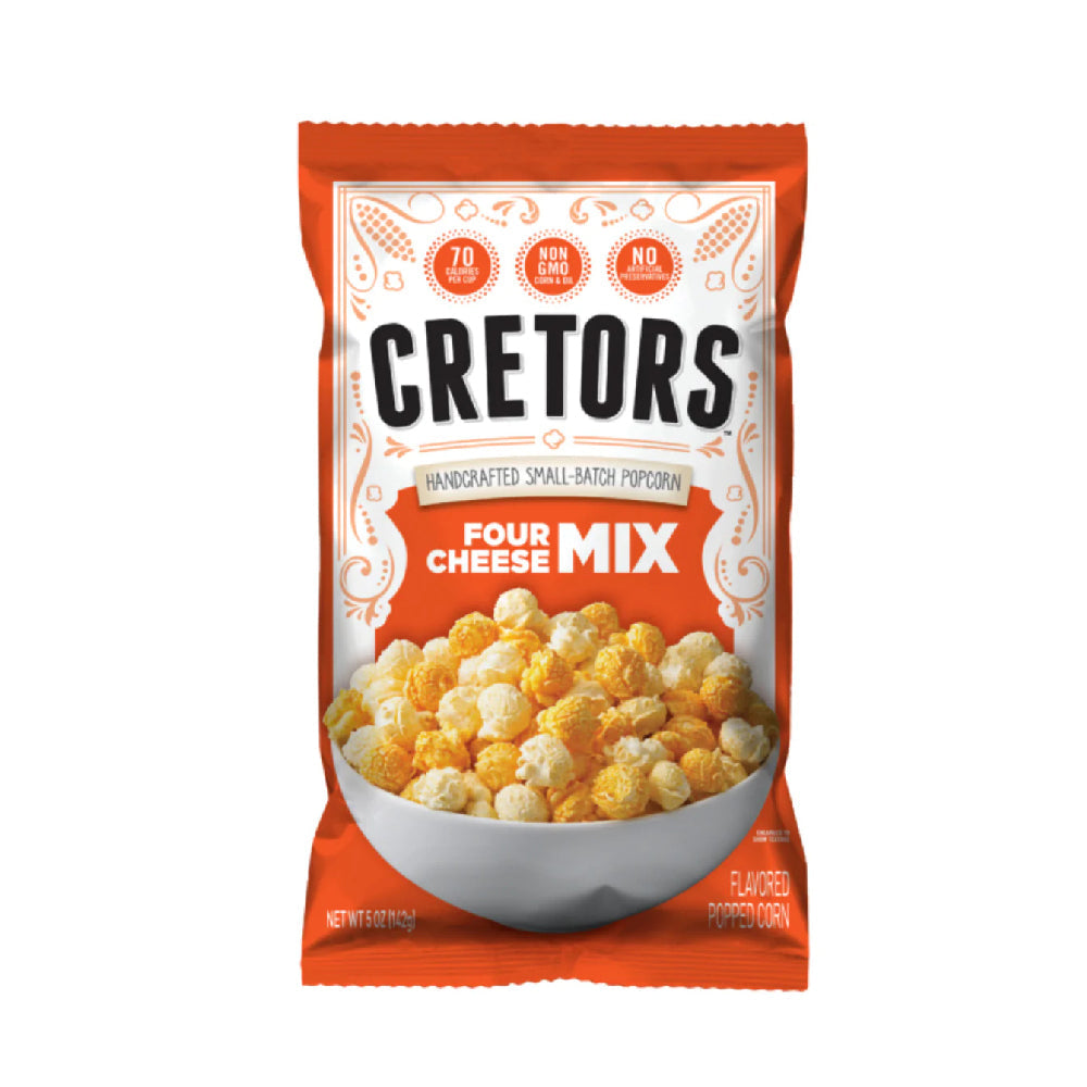 Cretors Handcrafted Small-Batch Four Cheese Mix Popcorn 142gm