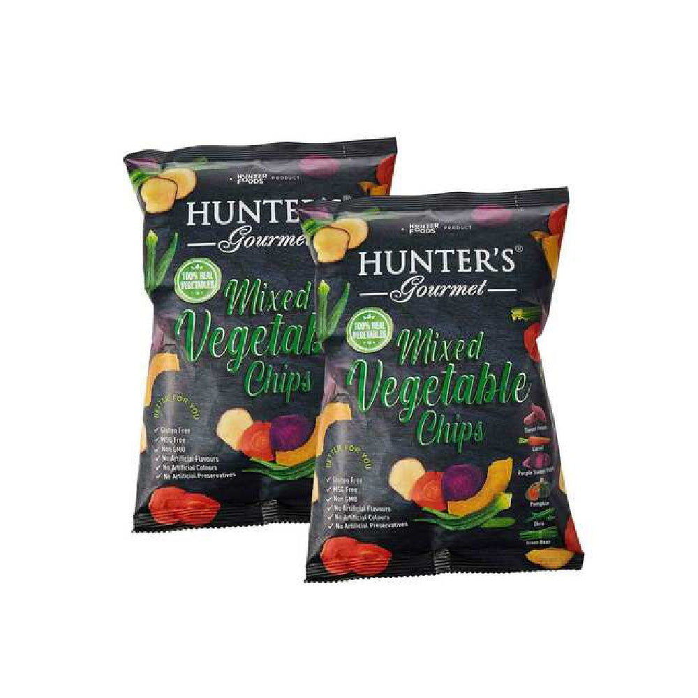 Hunters Gourmet Mixed Vegetable Chips 75g X 2s