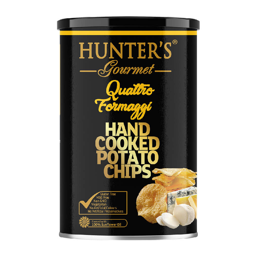Hunters Gourmet Potato Chips Quattro Formesi 150gm