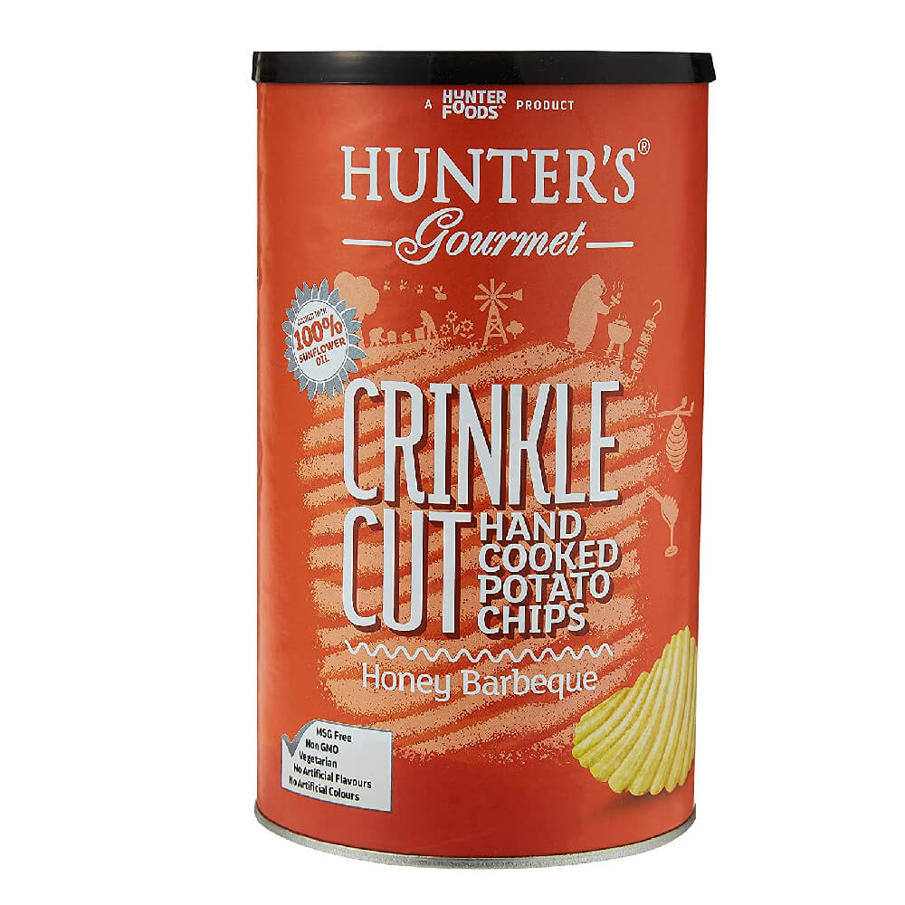 Hunters Gourmet Potato Chips Honey Barbeque 140gm