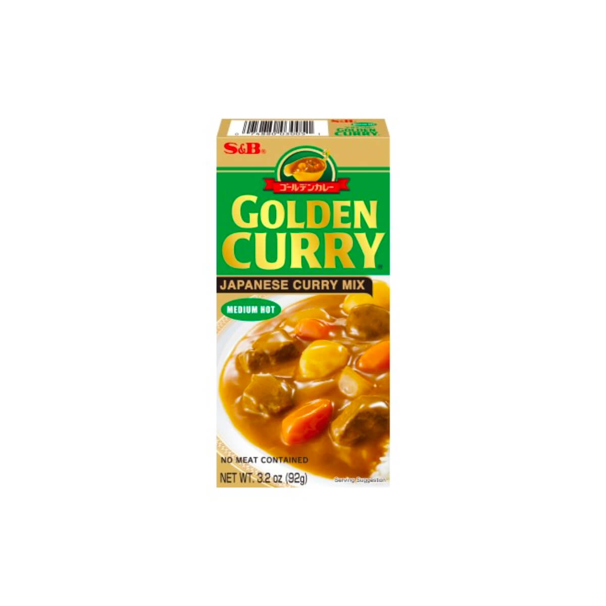 S&B Golden Medium Hot Japanese Curry Mix 92g