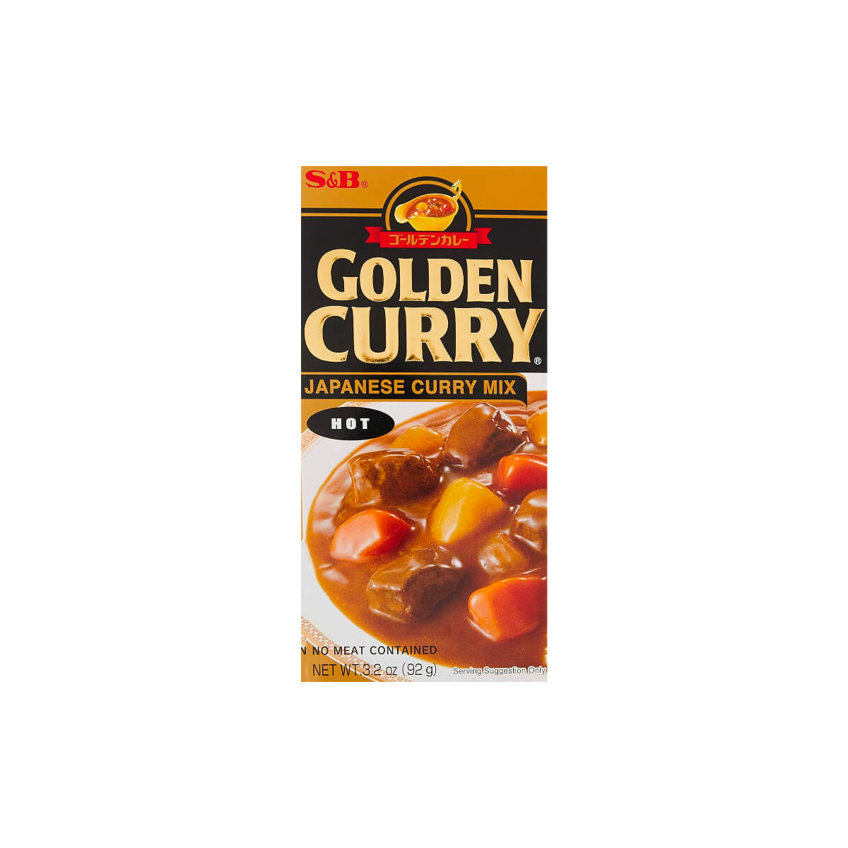 S&B Golden Hot Japanese Curry Mix 92g