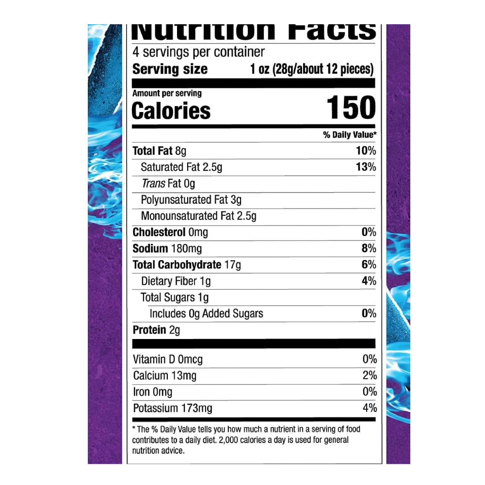 Takis Blue Heat Hot Chili Pepper Tortilla Chips 311gm