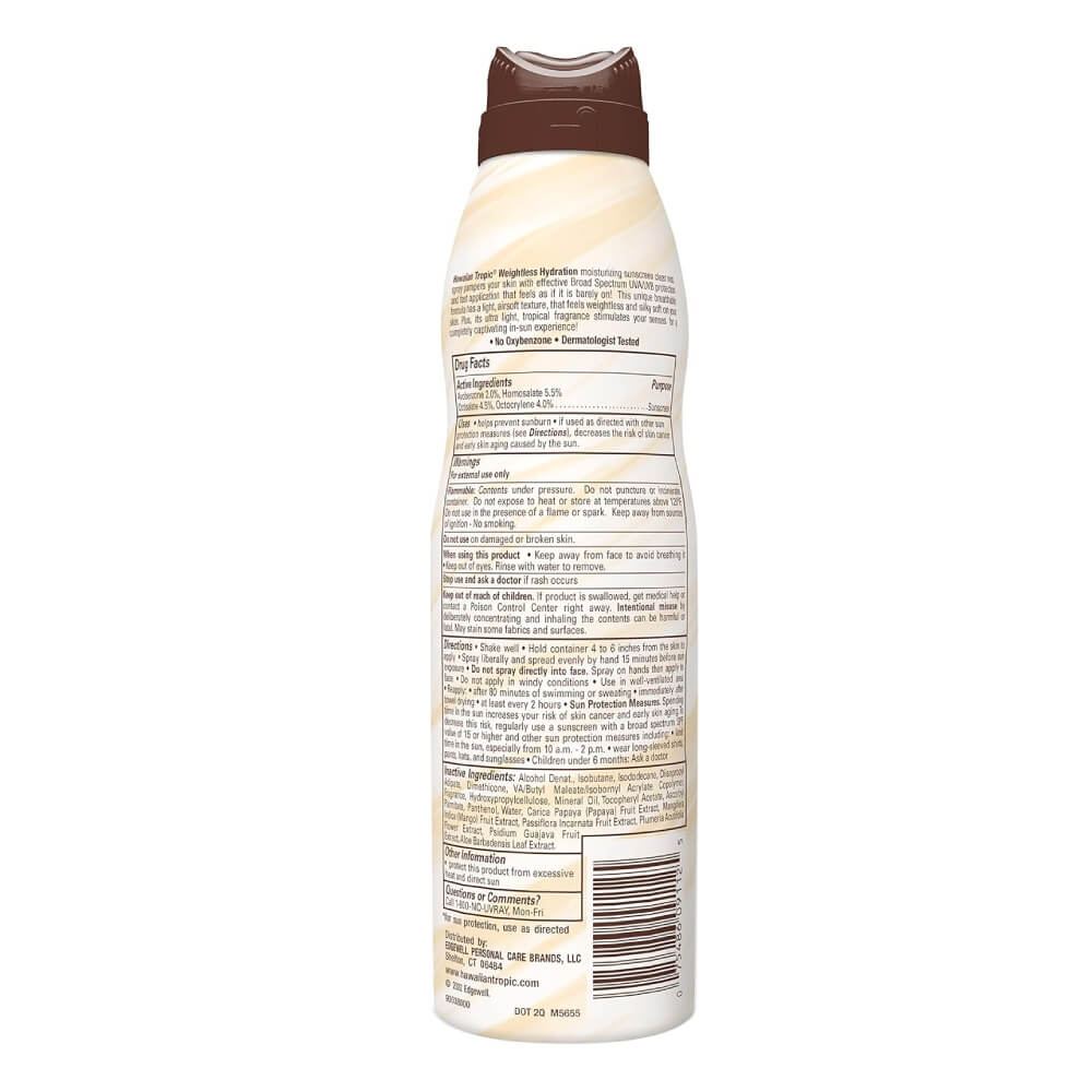 Hawaiian Tropic Silk Hydration Weightless Sunscreen Spray SPF 30 170g