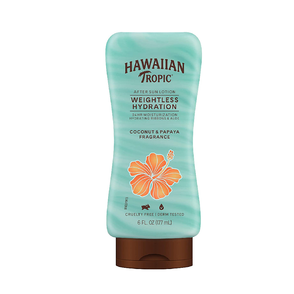 Hawaiian Tropic Silk Hydration Weightless After Sun Gel Lotion Green 177ml