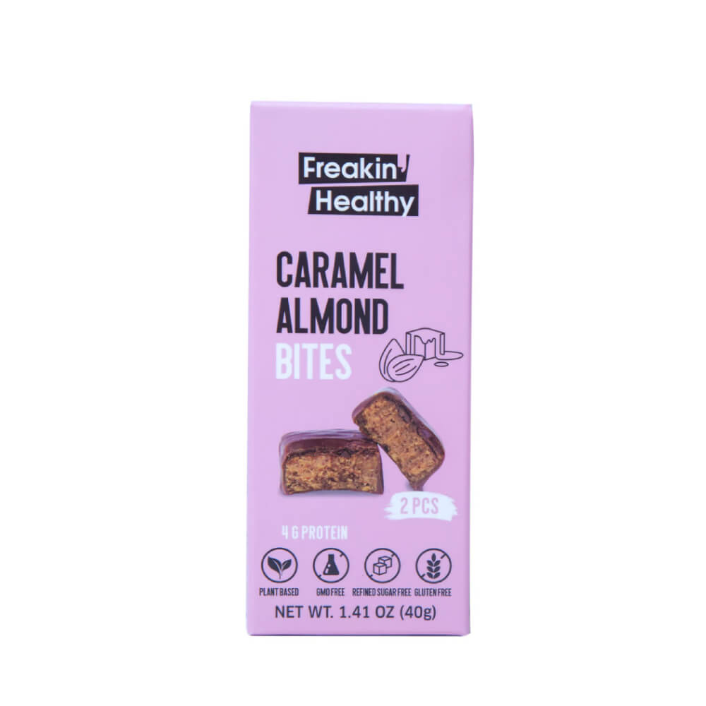 Freakin Healthy Caramel Almond Bites 40gm