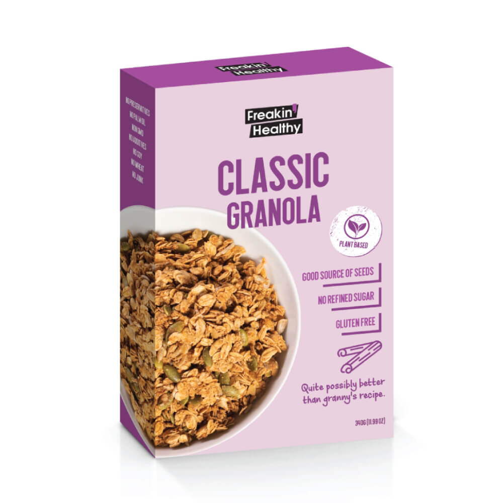 Freakin Healthy Classic Cinnamon Granola 340gm