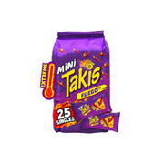 Takis Mini Fuego Hot Chilli Pepper Lime Tortilla Chips 25x34g