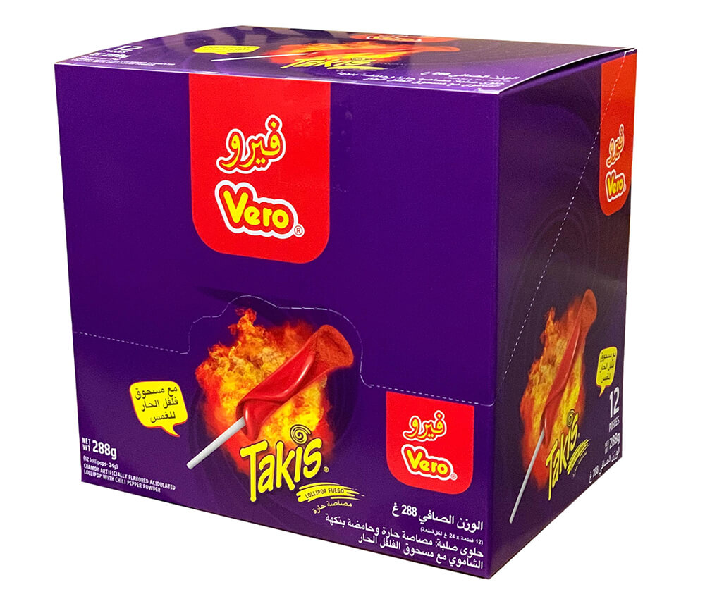 Vero Takis Lollipop 24Gx12