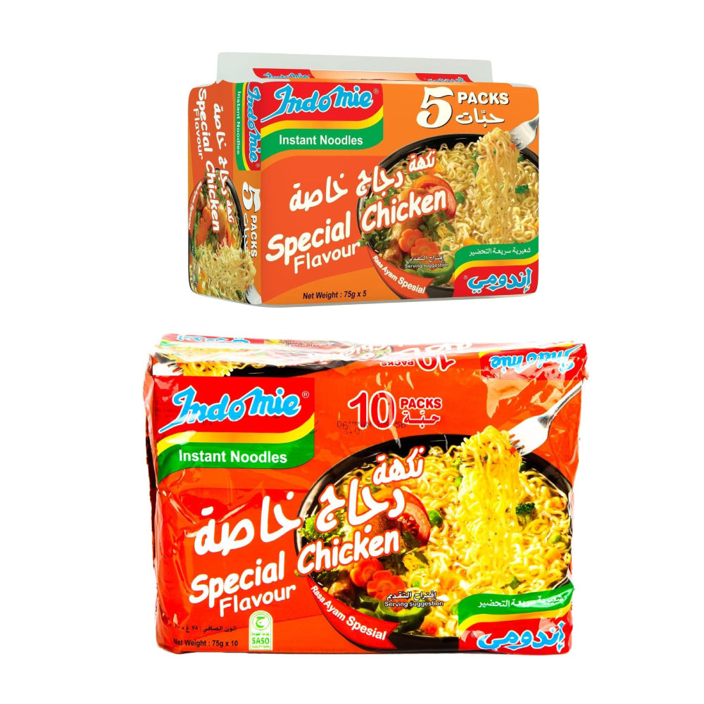 Indomie Special Chicken Flavour Instant Noodles 10x75gm + 5x75gm