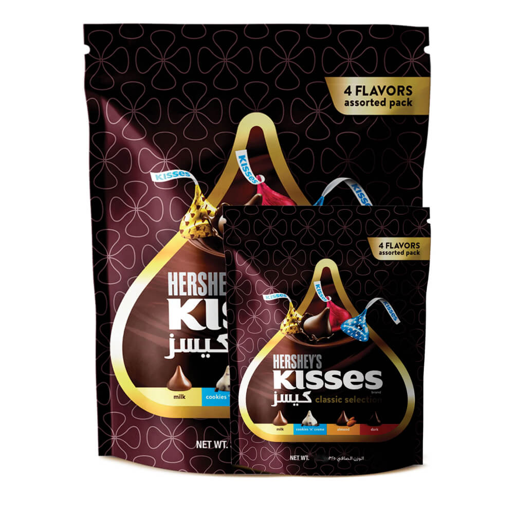 Hershey's Kisses Classic Assorted Chocolate 325gm+100gm
