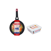 Pyrex Frypan 26cm + Cook&Freeze 800mL
