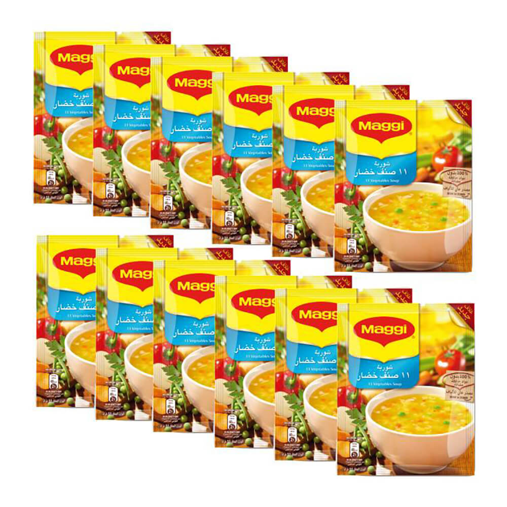 Maggi Soup 11 Vegetables 53Gx12