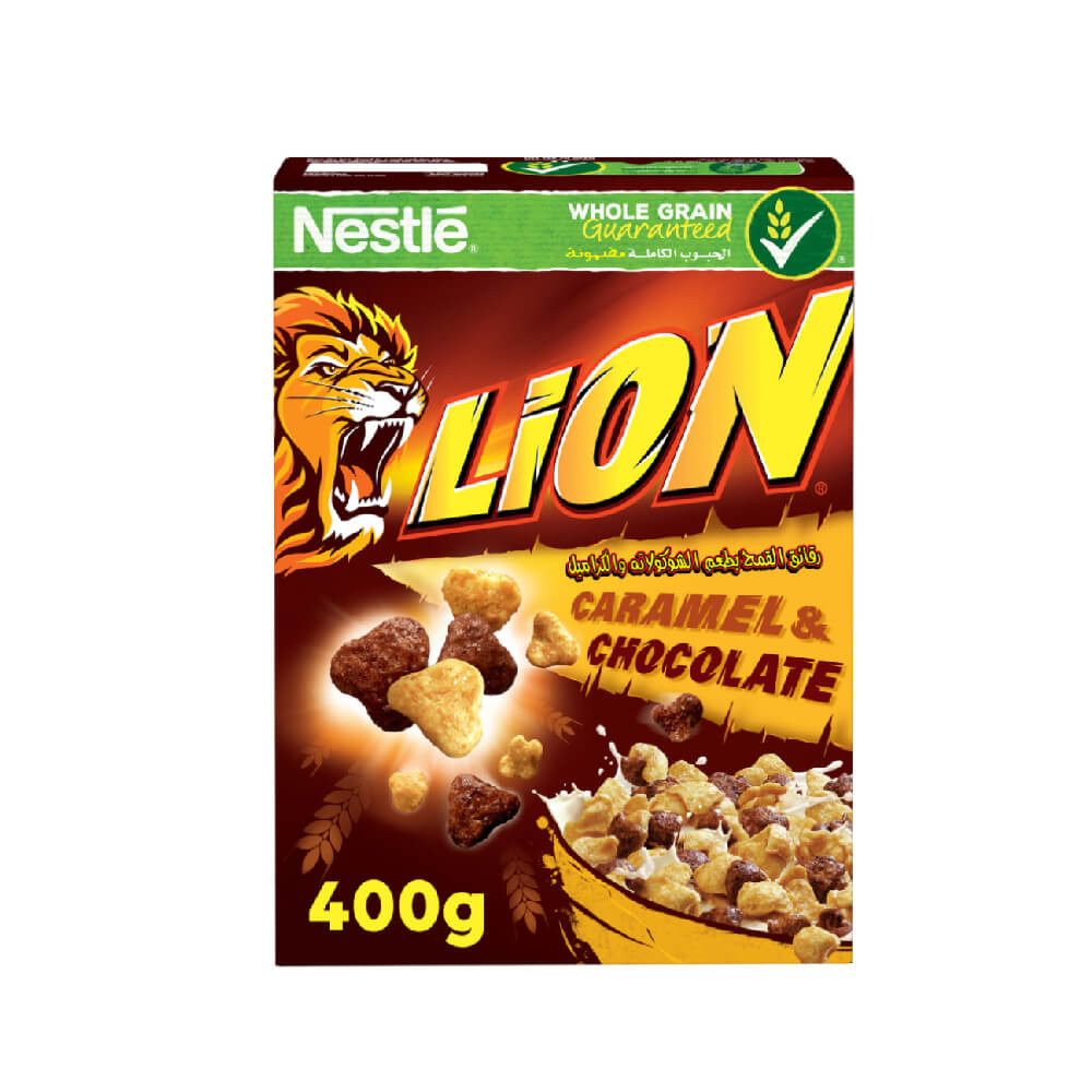 Nestle Lion Caramel Breakfast Cereal 400G