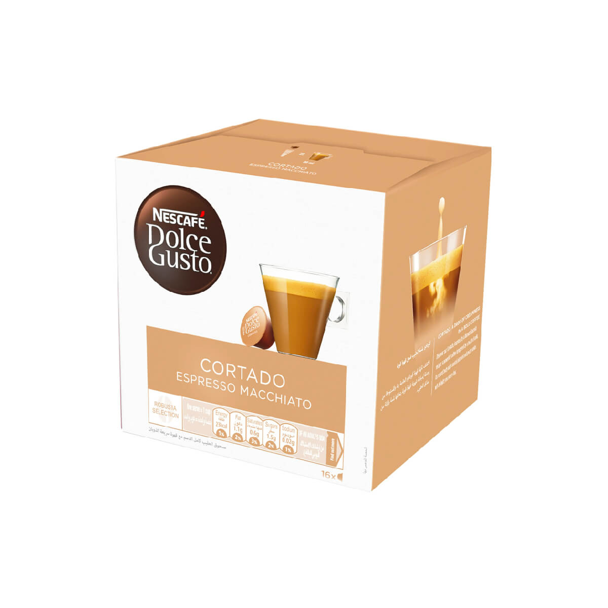 Nescafe Cortado Espresso Macchiato 16 Capsules