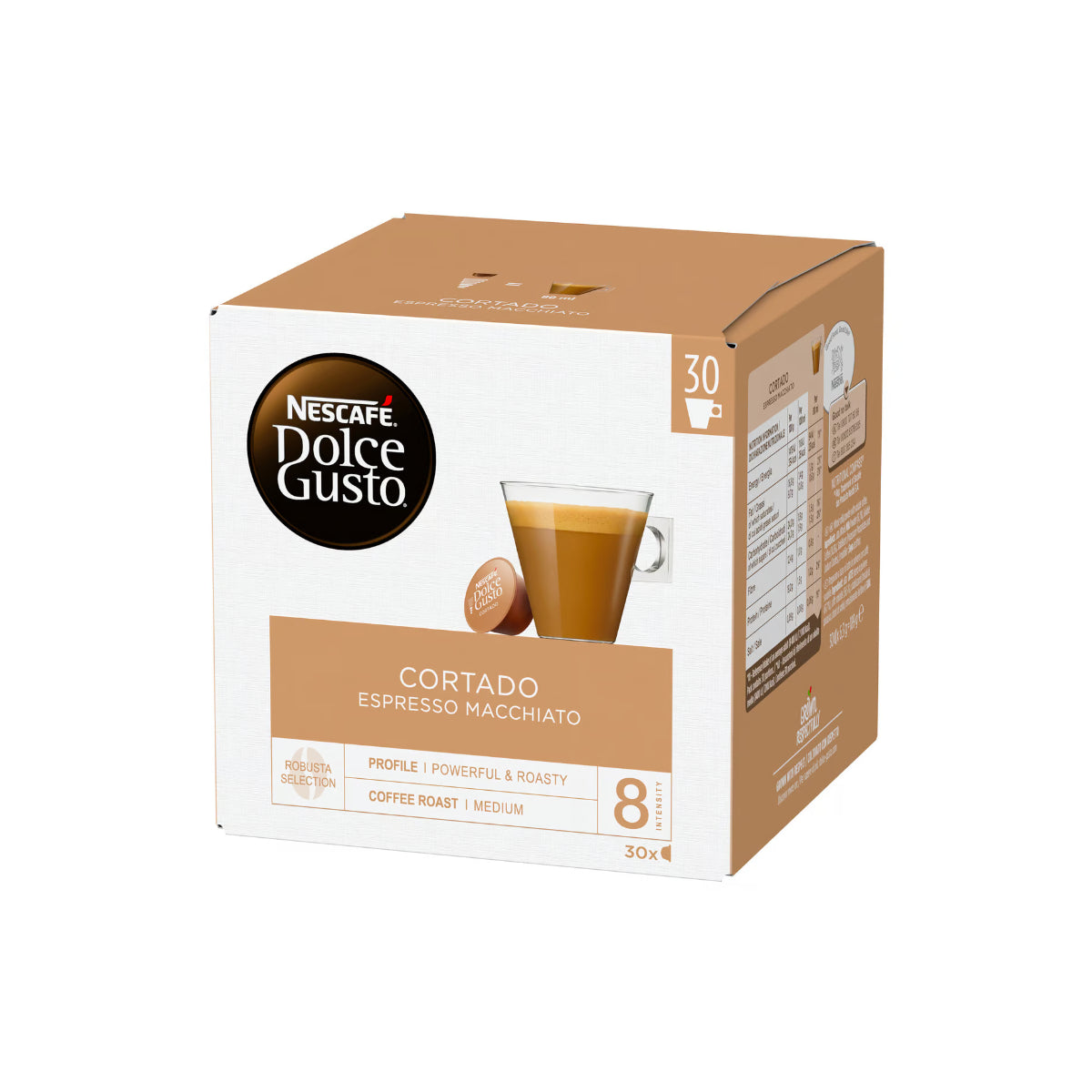 Nescafe Dolce Gusto Cortado Espresso Macchiato 30s