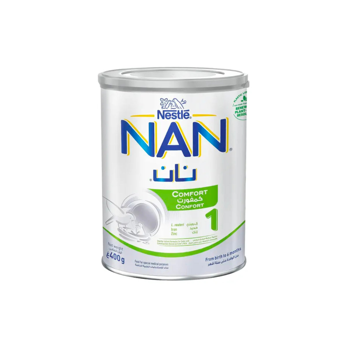 NAN Comfort Starter Infant Formula Milk Powder From 0 to 6 Months 400g