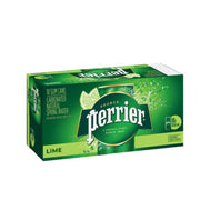 Perrier Sparkling Water Lime Slim Can 250ml