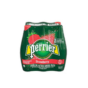 Perrier Natural Sparkling Mineral Water Strawberry Flavored 6x500ml PET Bottle