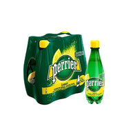 Perrier Natural Sparkling Mineral Water Lemon Flavored 6x500ml PET Bottle
