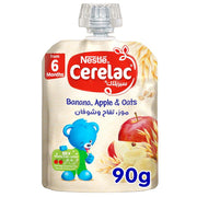 Cerelac Fruit Puree Banana & Apple Oat Pouch 90G