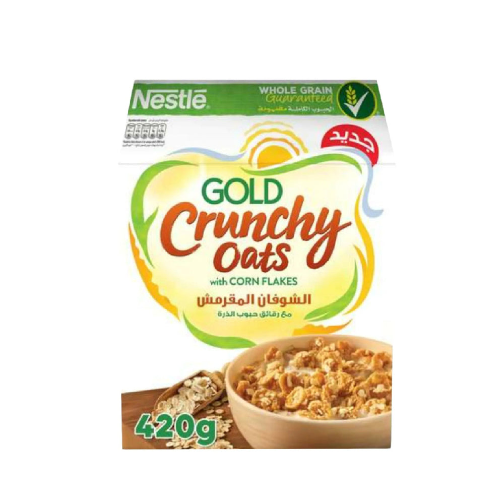 Nestle Gold B/FastCereal CrnchyOatsw/Crnflake 420G