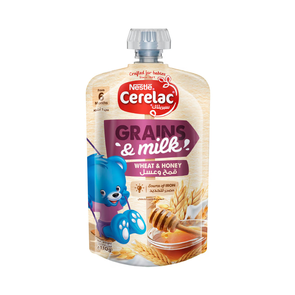 Cerelac Grains & Milk Wheat & Honey Baby Food 110gm