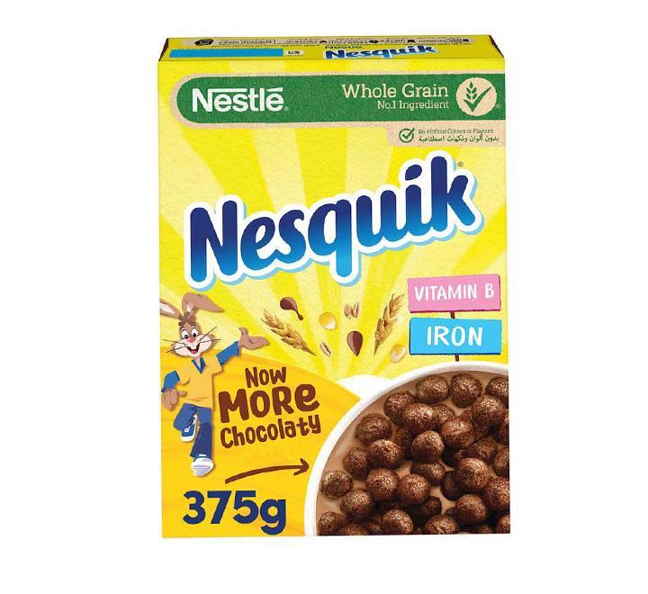 Nesquik Cereals Chocolate Flavoured 375G
