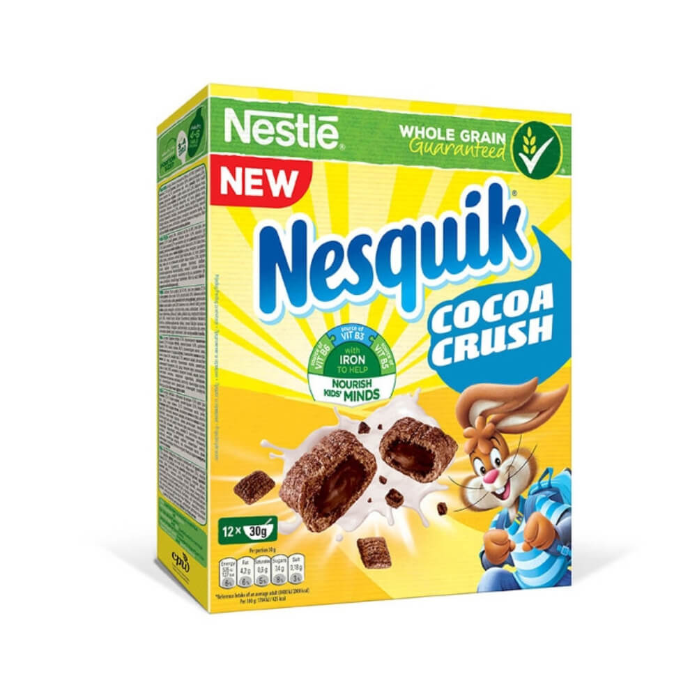 Nestle Nesquik Cocoacrush Cereal 360gm