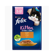 Felix Kitten As Good As It Looks With Junior Chicken In Jelly Wet Cat Food 85gm