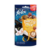 Felix Party Mix Original Mix Flavoured with Chicken Liver & Turkey Cat Snacks 60gm