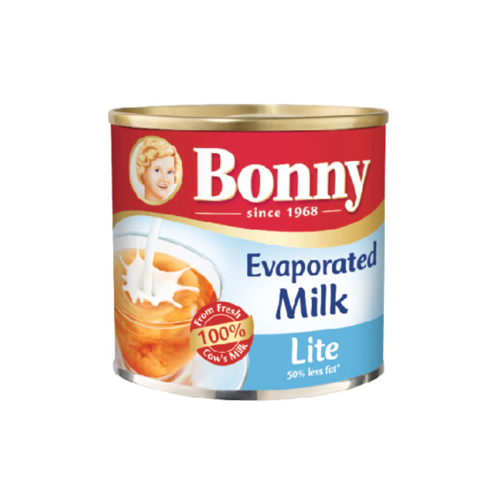 Bonny Milk Evaporated Low Fat 170gm