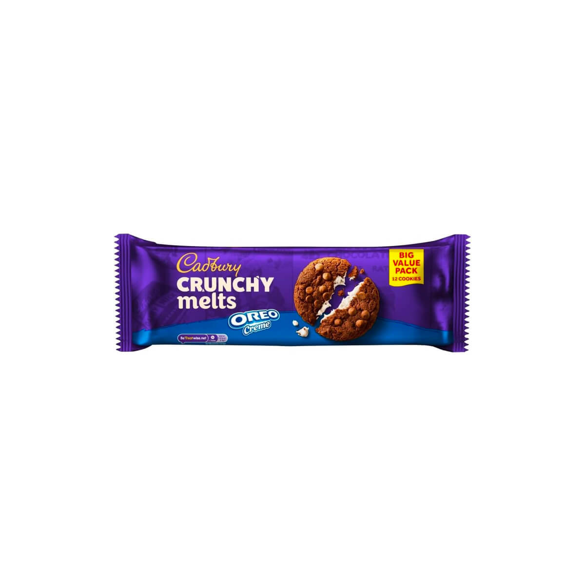 Cadbury Crunchy Melts Oreo Creme Cookies 312g