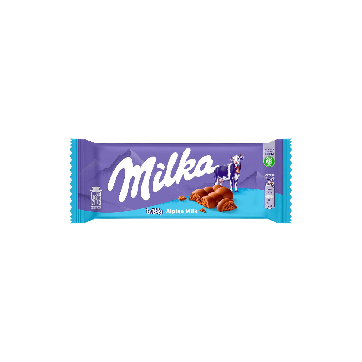 Milka Bubbly Alpine Milk Chocolate 93g