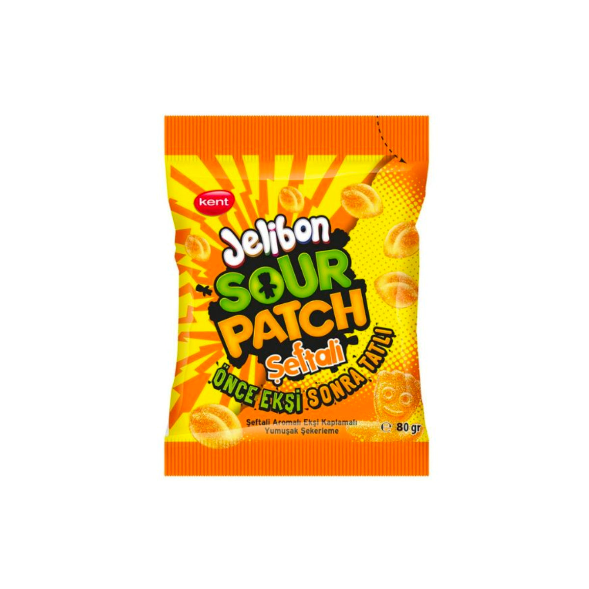 Kent Jelibon Sour Patch Peach Candy 80g