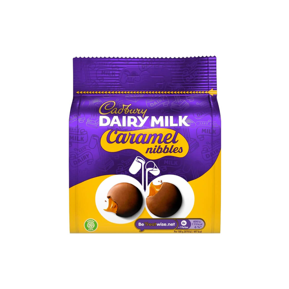 Cadbury Dairy Milk Caramel Nibbles Chocolate 85g