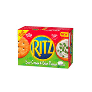 Ritz Crackers Sour Cream & Onion Flavoured Salted Biscuits 12x39.6g